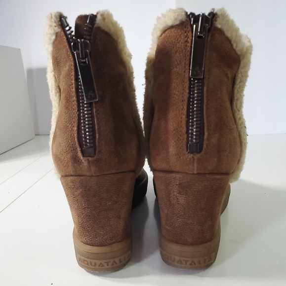 Aquatalia Charlie Waterproof Suede Bootie 8 - Picture 8 of 11